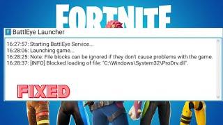 FIX FORTNITE GAMES LAUNCHER BLOCKED LOADING FILE ERROR || BATTLE LAUNCHER ERROR WINDOWS