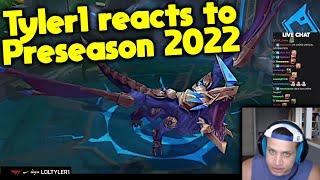 Tyler1 reacts to lol Preseason 2022 Changes | New items, dragons, rune changes in Season 12