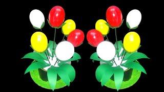 Egg craft | Egg flower tree | diy | tricks | egg | egg shell craft | nowple Tricks