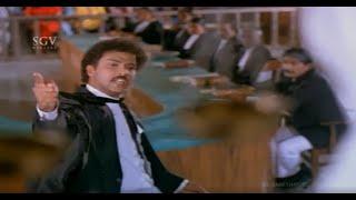 Ravichandran Brilliant Argument In Court | Yuddha Kanda Kannada Movie Scene