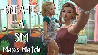 The Sims 4: Create a Sim: Mother and Daughter MM