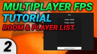 [2] Multiplayer FPS in Unity: Room & Player List