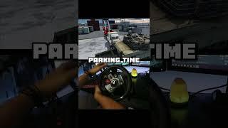 Parking Peterbilt 389  #logitechg29 #steeringwheel #satisfying