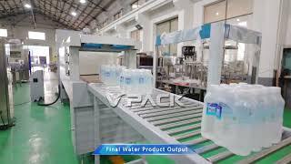 2024 New 12000BPH Mineral Water Prouction Line #fillingmachine #machine #water #productionline