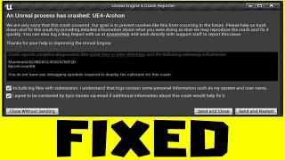 FIX Unreal Engine 4 Crash Reporter - An Unreal Process Has Crashed UE4 EpicGamesLauncher