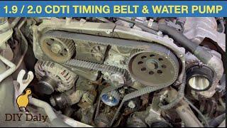 Vauxhall / Opel 2.0 CDTI Timing belt and water pump replacement Insignia