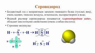 Сероводород  Сульфиды