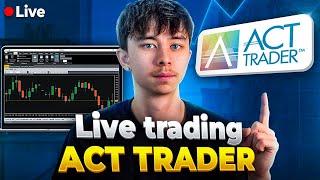 Live FOREX TRADING On ACT TRADER Is Next Level!