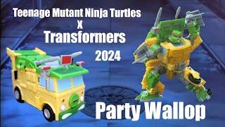 Teenage Mutant Ninja Turtles x Transformers 2024 Party Wallop #transformers #tmnt