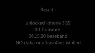 UNTETHERED JAILBREAK FOR IPHONE 3GS NEW BOOTROM