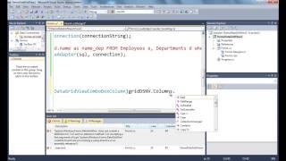 CSharp - Demo   Insert, Update, Delete and Combobox on DataGridView