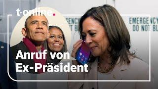 Barack Obama: Ex-Präsident spricht sich für Kamala Harris aus