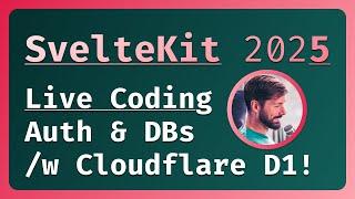 SvelteKit 2025  Databases & Auth with Cloudflare D1 ️ Steerlist App  LIVE Coding & Chill