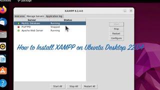 How to Install XAMPP on Ubuntu Desktop 22.04