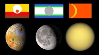 Designing Flags for Moons of the Solar System!