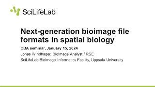 Next-generation bioimage file formats in spatial biology