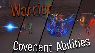 ALL WARRIOR COVENANT ABILITIES - World of Warcraft Shadowlands Alpha