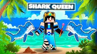 Playing as SHARK QUEEN in Minecraft  (Hindi)!