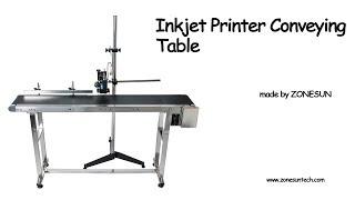 How to use Inkjet Printer Conveyor Table