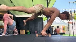 V-Sit to Straddle Planche (extra progression 2)