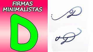 Firmas Minimalistas con D (FIRMAS ELEGANTES)