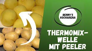 Kartoffeln blitzschnell schälen - Die Thermomix - Welle mit Peeler / Kartoffelschäler