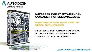 Autodesk Robot 2016 Tutorial│Steel Structures