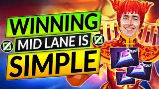 INSTANTLY WIN MID LANE by doing THIS - CCNC's Laning Secrets - Dota 2 Guide