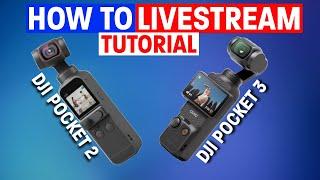 How to Live Stream DJI POCKET 2 & DJI POCKET 3 like a Pro using RTMP On Any Platform In 2 Mins
