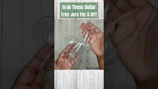  Grab These Dollar Tree Jars to Make Sweet Home Decor! #dollartreediy #shesocraftdee #shorts