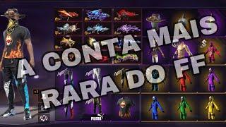 ENTREI NA CONTA MAIS GEMADA E RARA DO FREE FIRE ! QUASE TODOS OS ITENS DO JOGO !