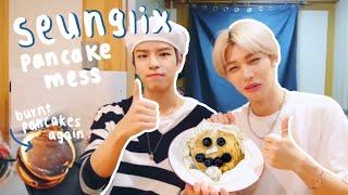 Stray Kids Seungmin and Felix's pancake disaster