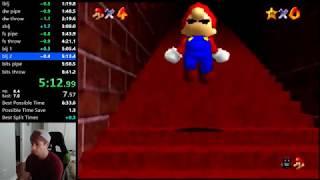 Super Mario 64 0 Star Speedrun 6:38 Former World Record