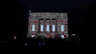 Mr Doodle - animated projections on the Holburne Museum Bath