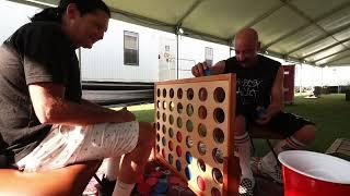 N8NOFACE & Corey Feldman Playing Connect 4 backstage at Limp Bizkit’s Loserville tour (Somerset, WI)