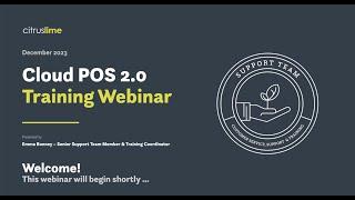 Cloud POS 2.0 Training Webinar