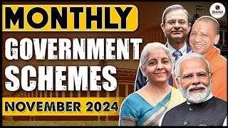 Important Government Scheme in NEWS  | November 2024 | UPSC Prelims 2025 | OnlyIAS