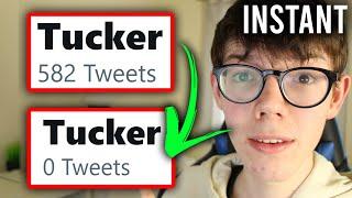How To Delete All Tweets At Once On Twitter | Delete All Twitter Tweets