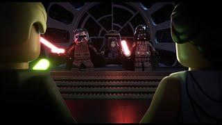 Kylo Ren & Vader & Palpatine vs Luke & Rey - The Lego Star Wars Holiday Special