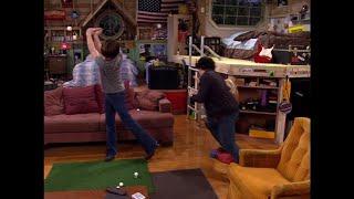 Drake & Josh - Drake Plays Golf In The Room, Causing Conflict