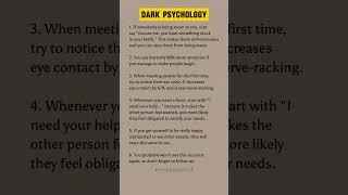 Dark Psychology ️