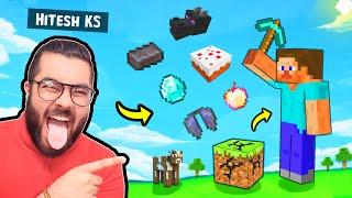 MINECRAFT but Everything Is RANDOM  | Hitesh KS