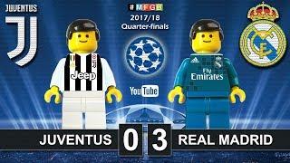 Juventus vs Real Madrid 0-3 • Champions League 2018 (03/04) Juve Real Goals Highlights Lego Football