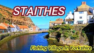 Staithes Full virtual trip video Walk #gimbalwalkwithme