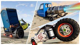 Driving the Craziest Vehicles in BeamNG Drive