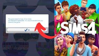 How to fix Sims 4 error code 123:c3e42451:b8509f | Game Failed to Load - Error Code 123