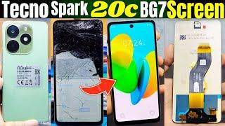 Tecno Spark 20c Screen Replacement ! Tecno BG7 Lcd Change !Tecno Spark 20c with Fream Display Change