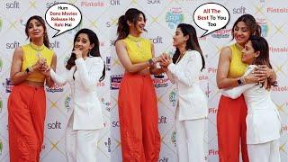 Shilpa Shetty And Nushrat Bharucha Masti On Filmy Mirchi Shape Of You Show Set