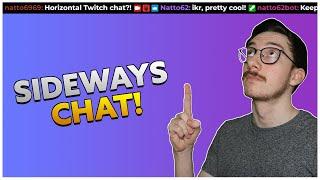 Unique and Minimal Chat Widget! - Sideways Chat Guide
