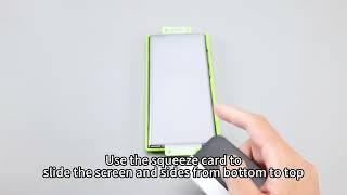 Magic John Samsung series Screen Protector installation tutorial